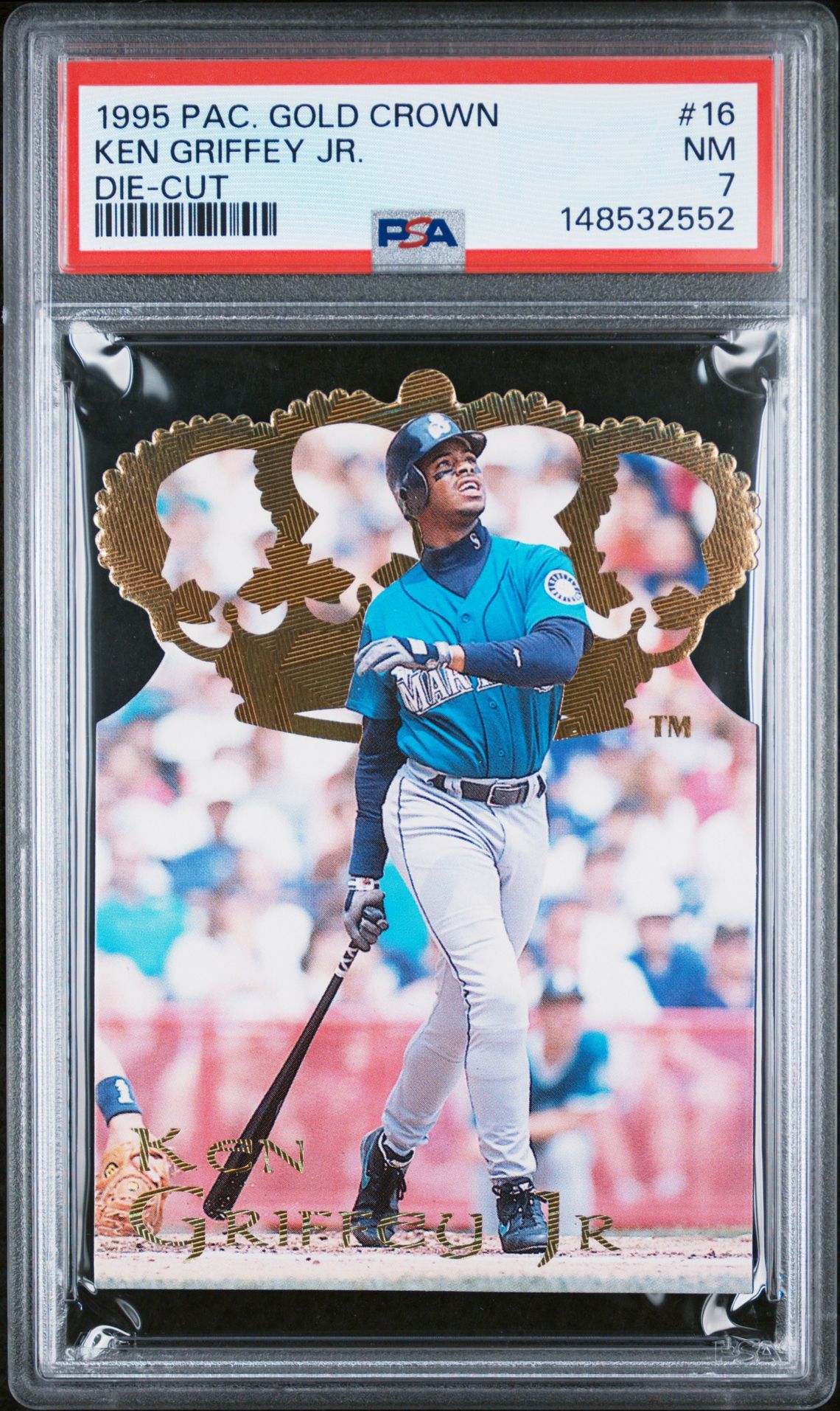 1995 Pacific PACIFIC GOLD CROWN DIE-CUT #16 Ken Griffey Jr. front