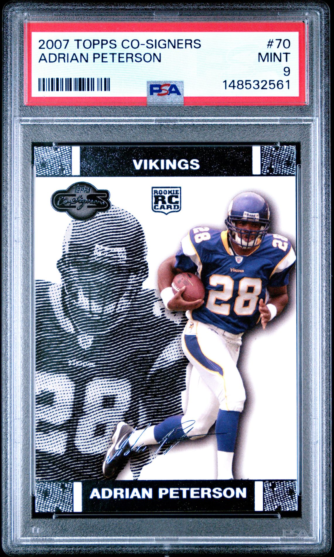 2007 Topps TOPPS CO-SIGNERS #70 Adrian Peterson front
