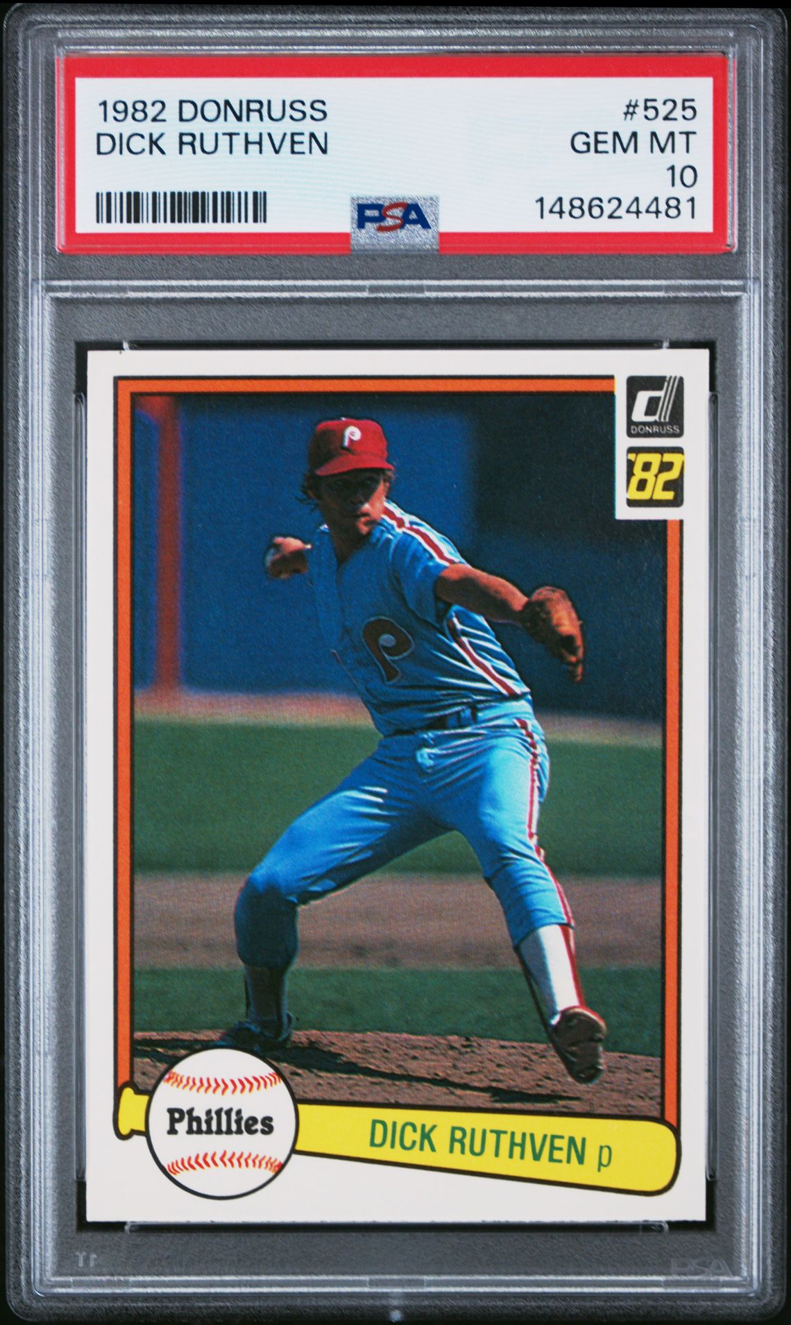 1982 Donruss DONRUSS #525 Dick Ruthven front