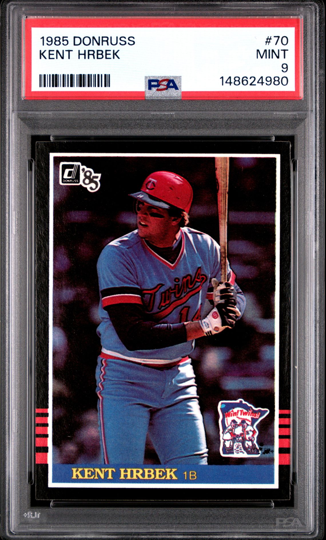 1985 Donruss #70 Kent Hrbek front