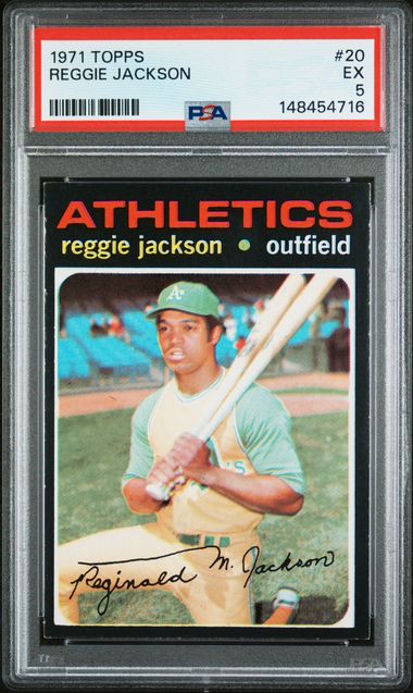 1971 Topps TOPPS #20 Reggie Jackson front