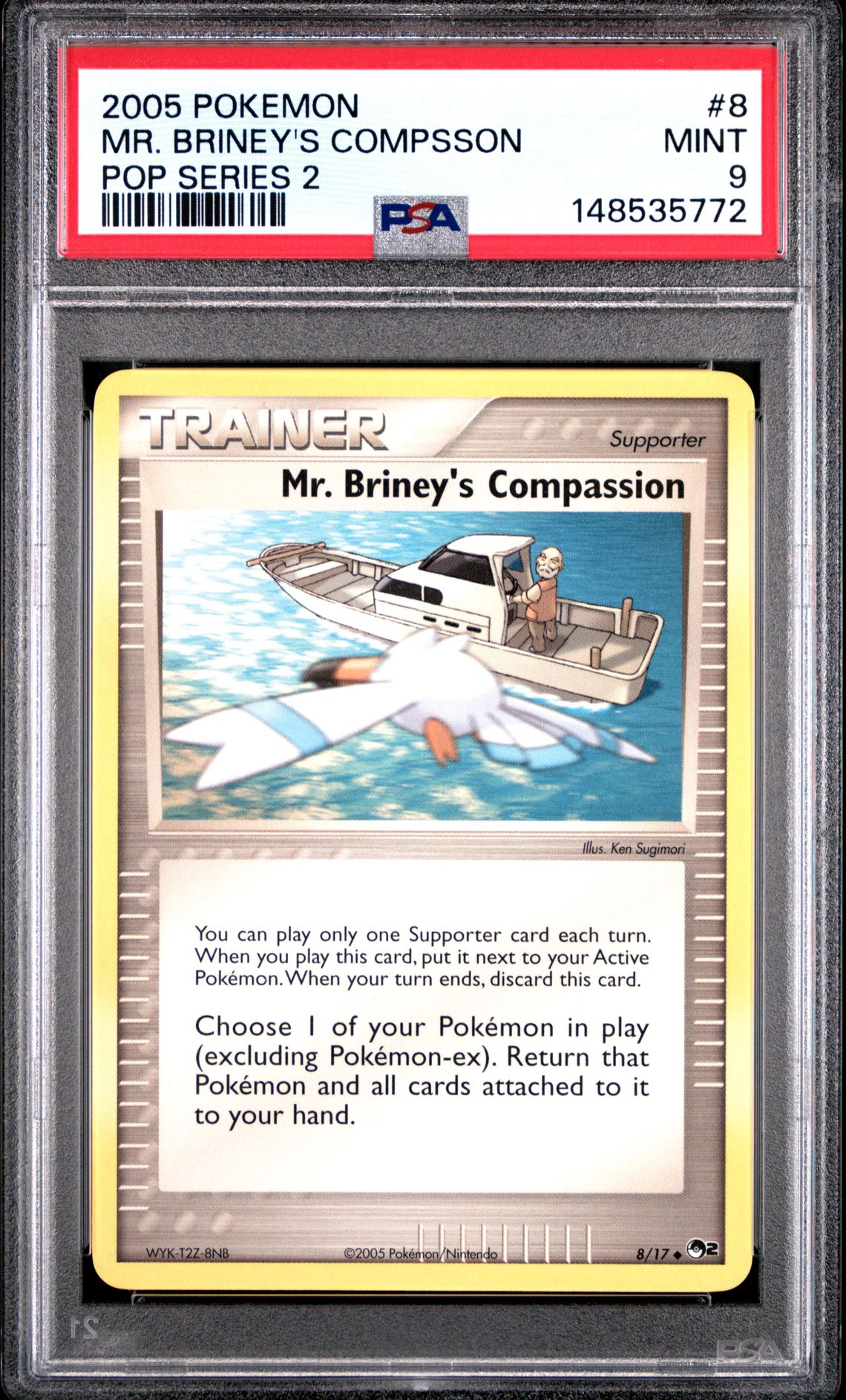2005 Pokemon POKEMON POP SERIES 2 #8 Mr. Briney's Compsson front