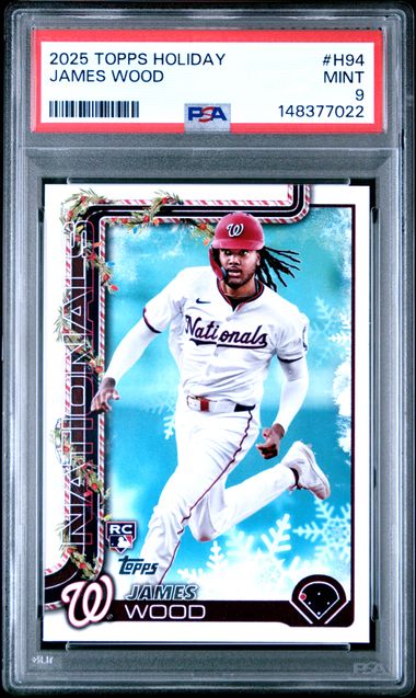 Topps Xfractor Holiday+James Wood front