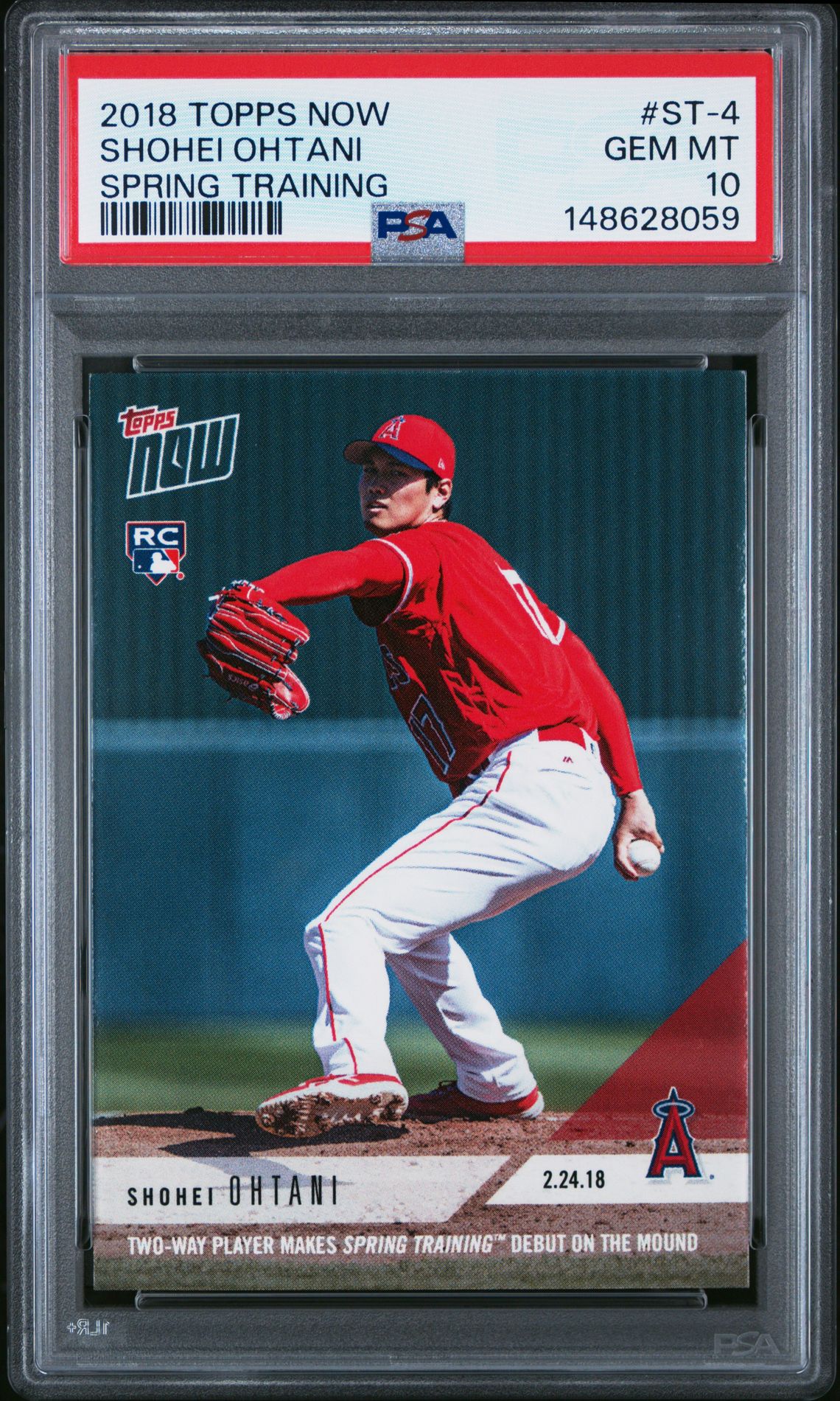 2018 Topps Topps Now #ST-4 Shohei Ohtani front