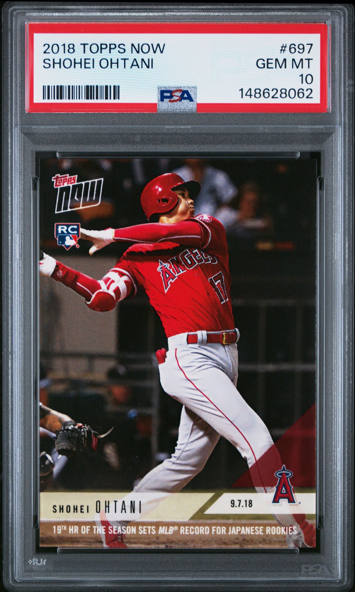 2018 Topps TOPPS NOW #697 Shohei Ohtani front