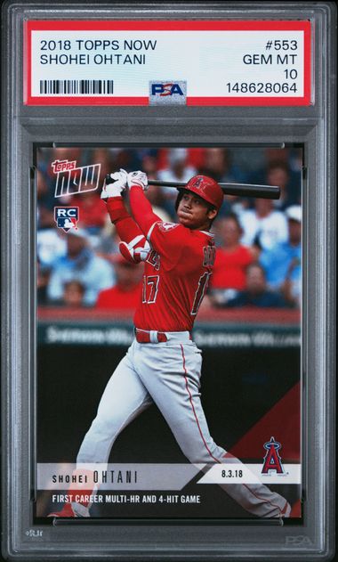 2018 Topps TOPPS NOW #553 Shohei Ohtani front