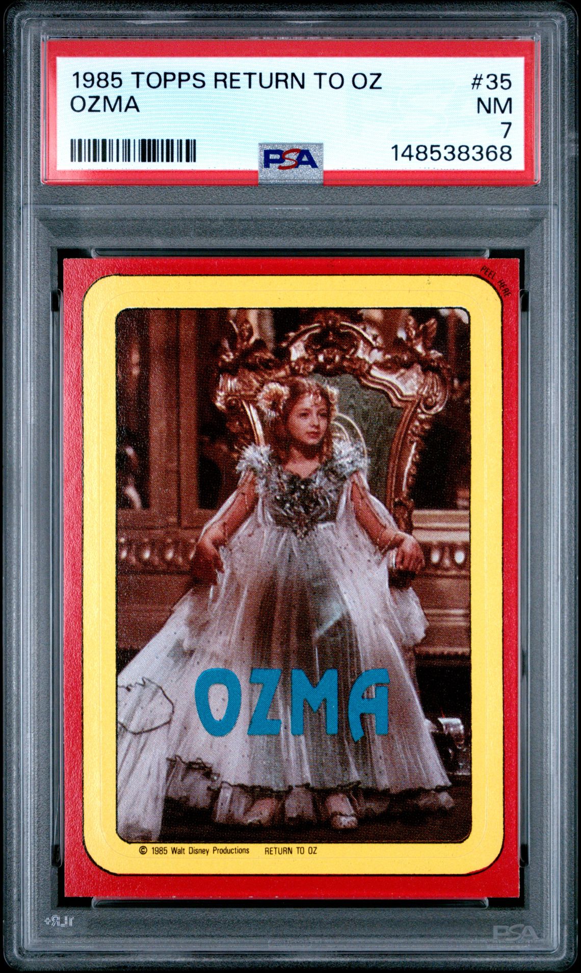 1985 Topps TOPPS RETURN TO OZ #35 Ozma front