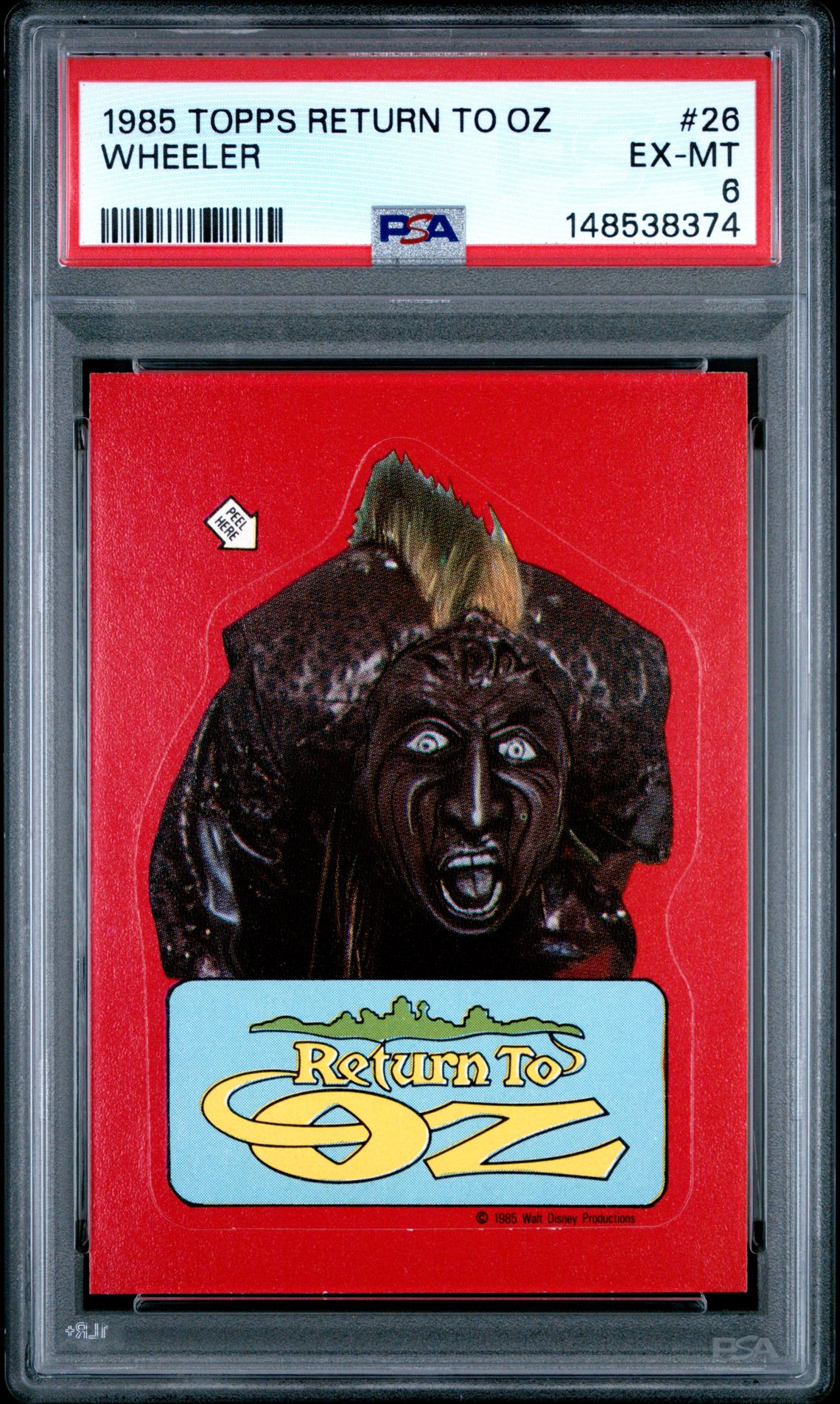 1985 Topps TOPPS RETURN TO OZ #26 Wheeler front