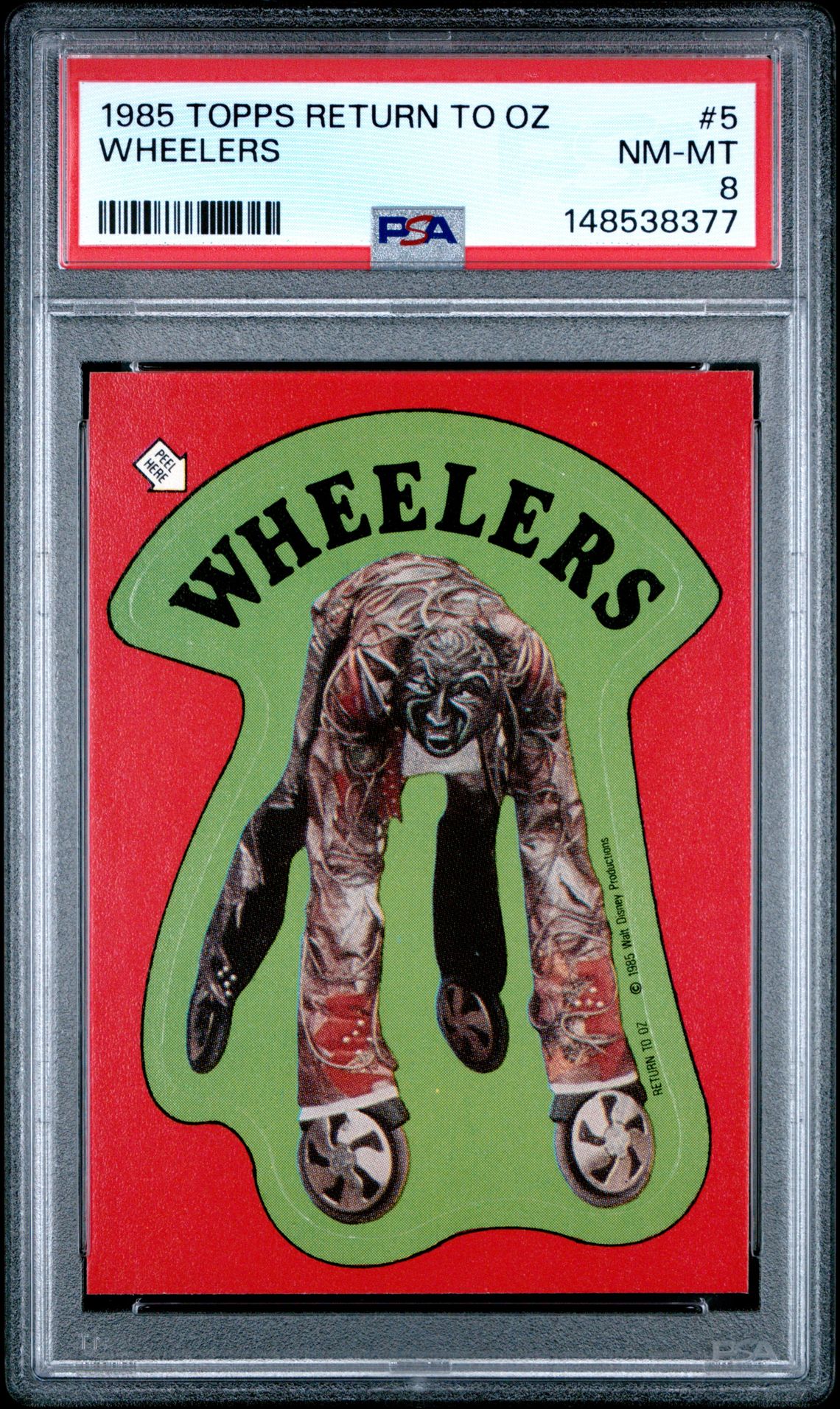 1985 Topps TOPPS RETURN TO OZ #5 Wheelers front