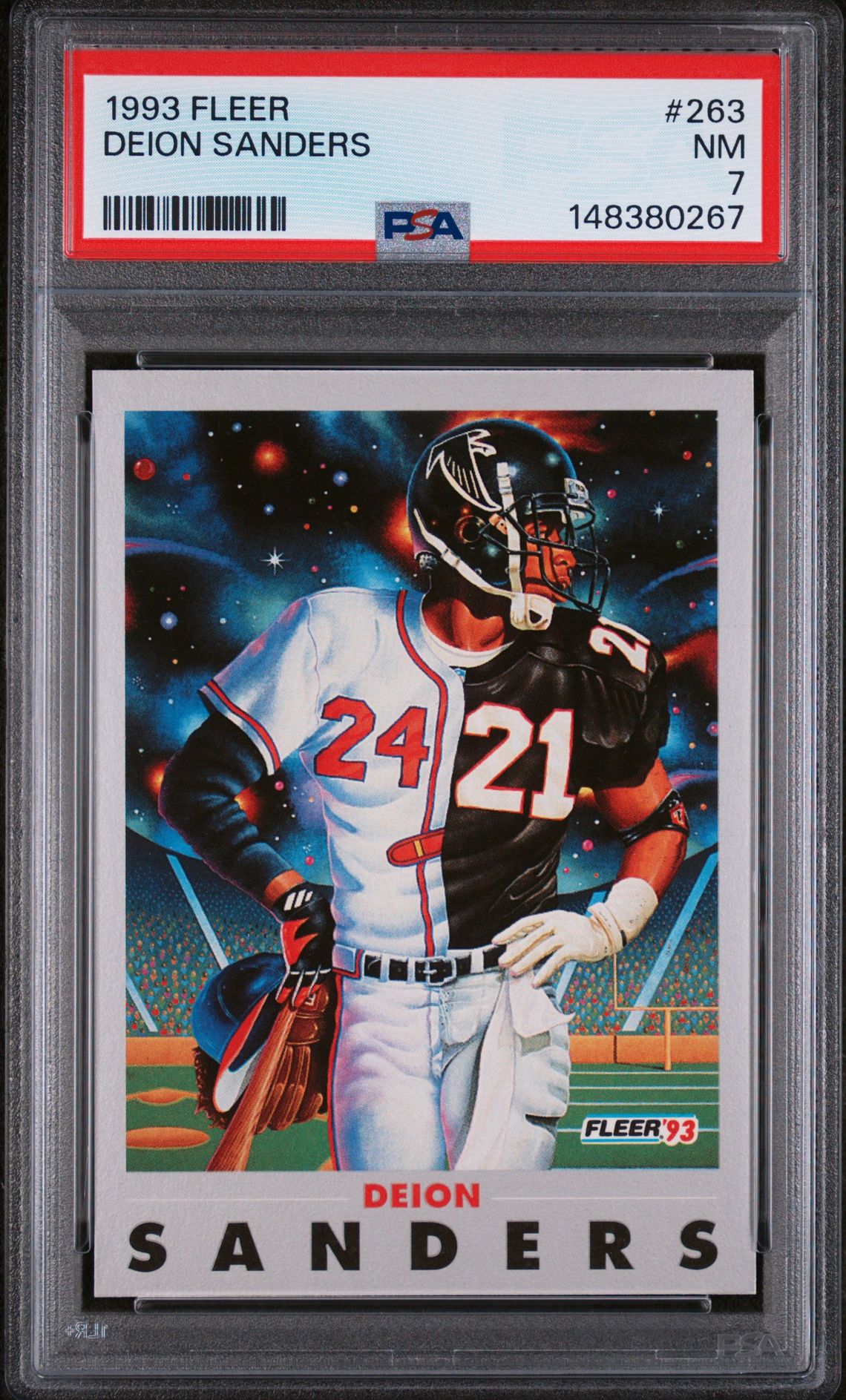 1993 Fleer FLEER #263 Deion Sanders front
