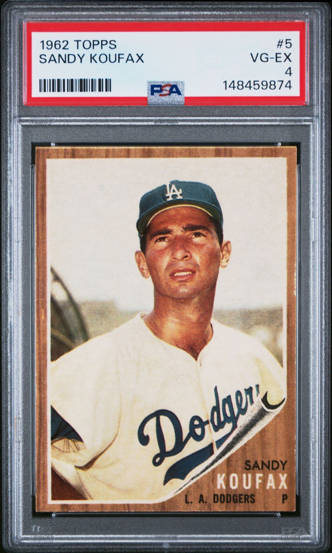1962 Topps TOPPS #5 Sandy Koufax front