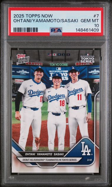 2025 Topps Topps Now #7 Shohei Ohtani front