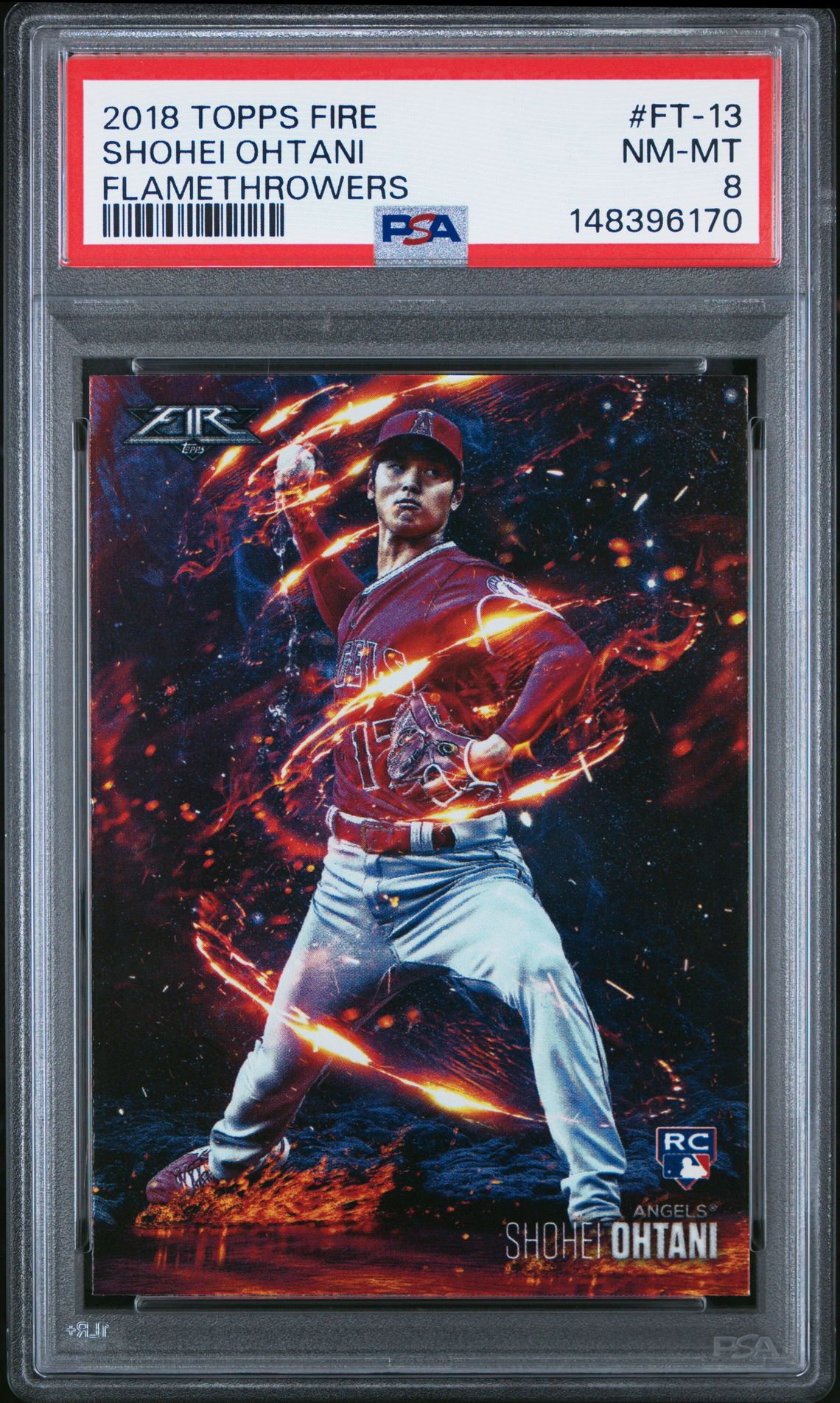 2018 Topps TOPPS FIRE FLAMETHROWERS #FT-13 Shohei Ohtani front