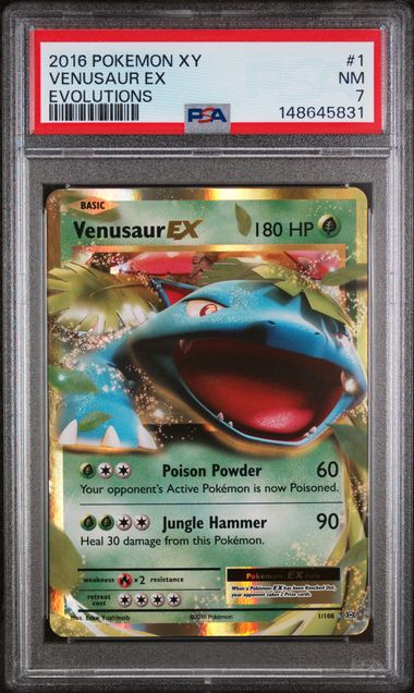 Pokemon Holo Venusaur front