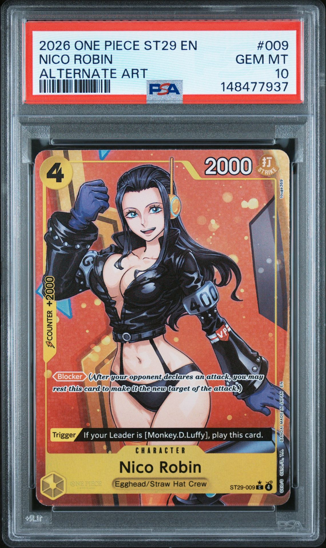 2026 One Piece One Piece Starter Deck St29-Egghead #009 Nico Robin front