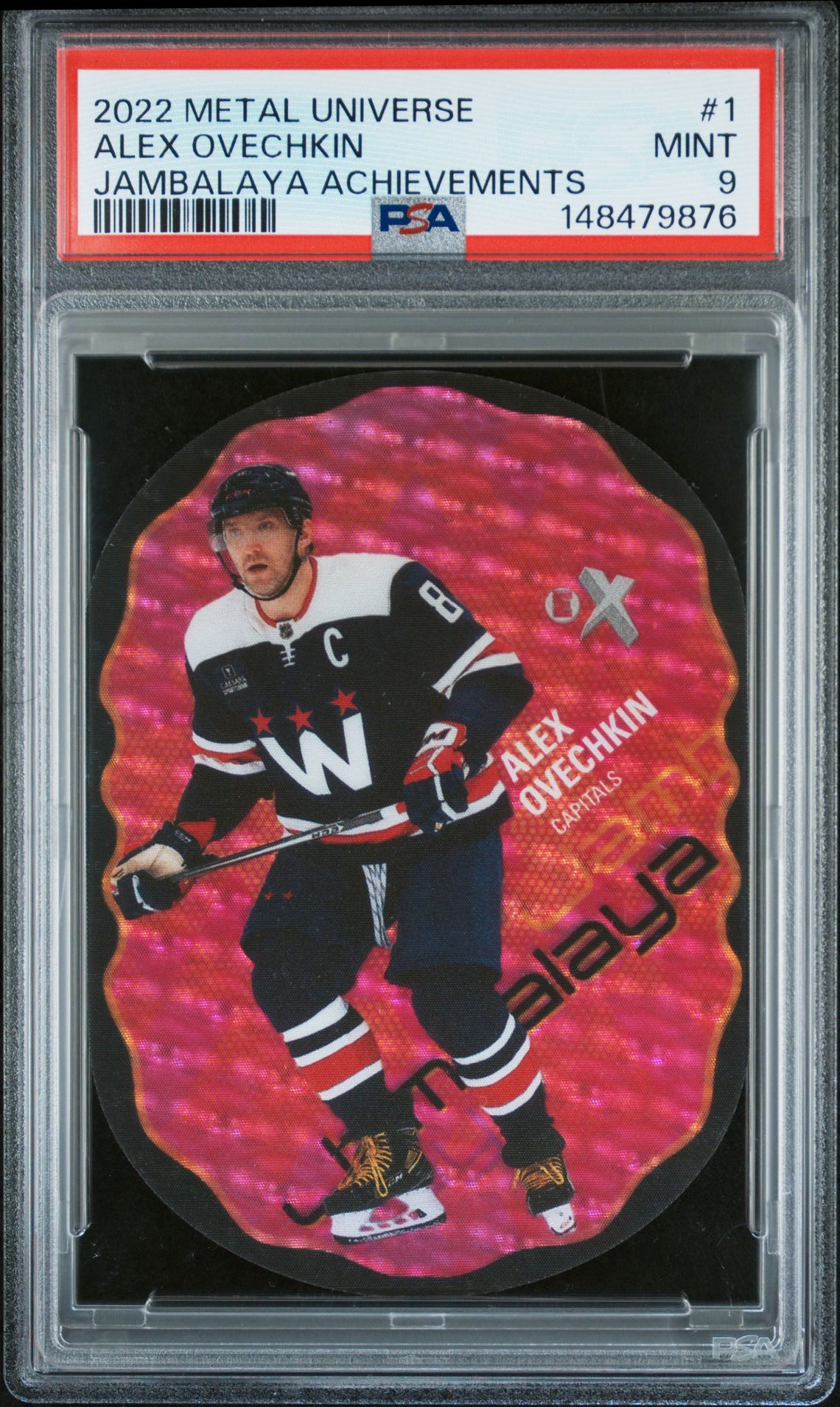 2022 SkyBox SKYBOX METAL UNIVERSE JAMBALAYA ACHIEVEMENTS #1 Alex Ovechkin front