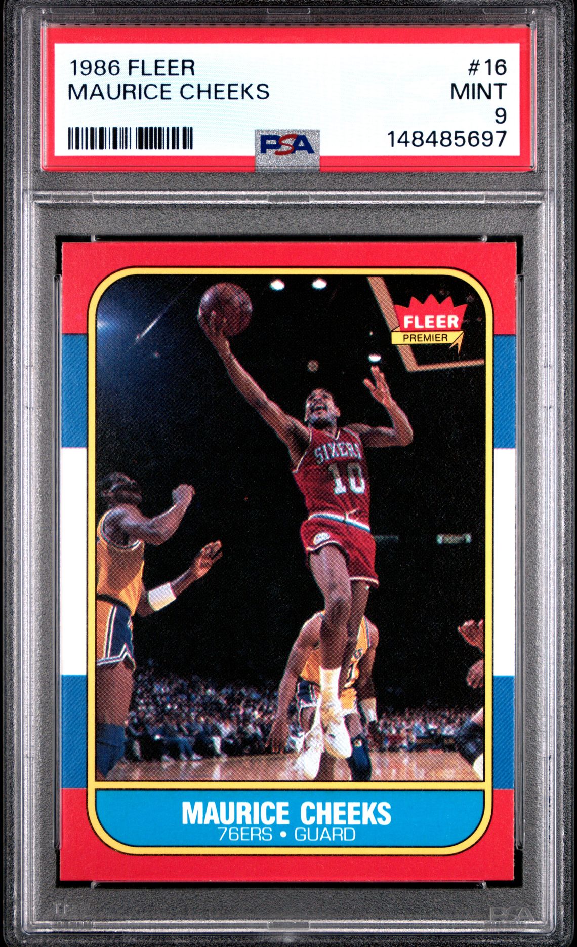 1986 Fleer FLEER #16 Maurice Cheeks front