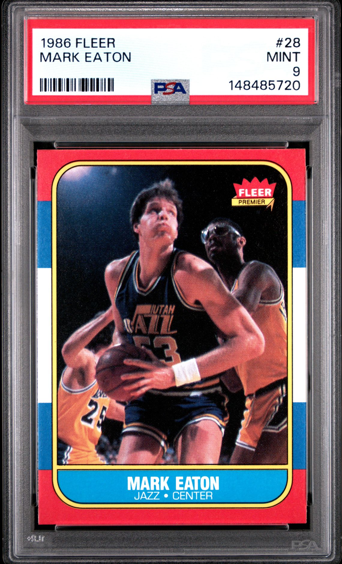 1986 Fleer FLEER #28 Mark Eaton front