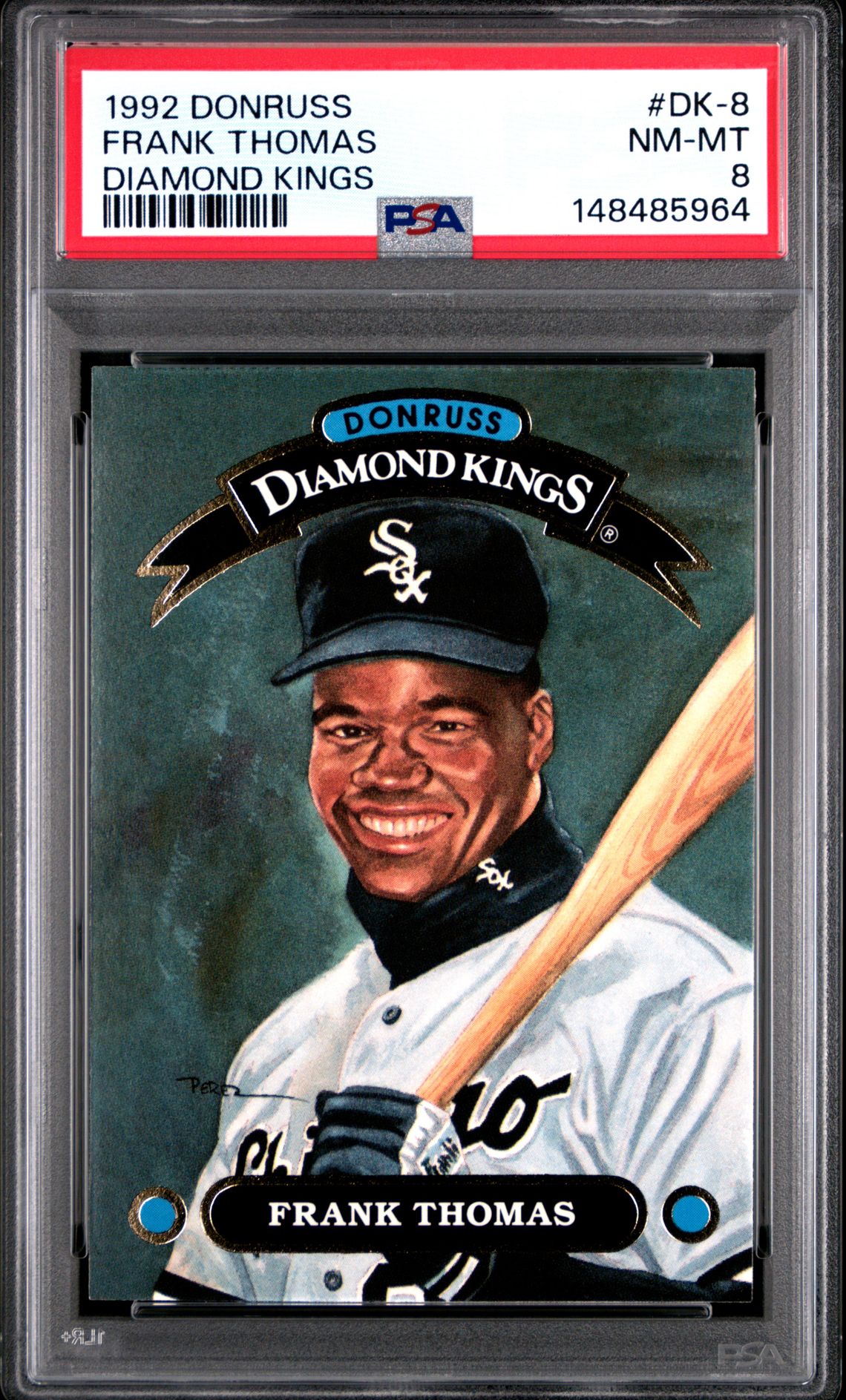 1992 Panini DONRUSS DIAMOND KINGS #DK-8 Frank Thomas front