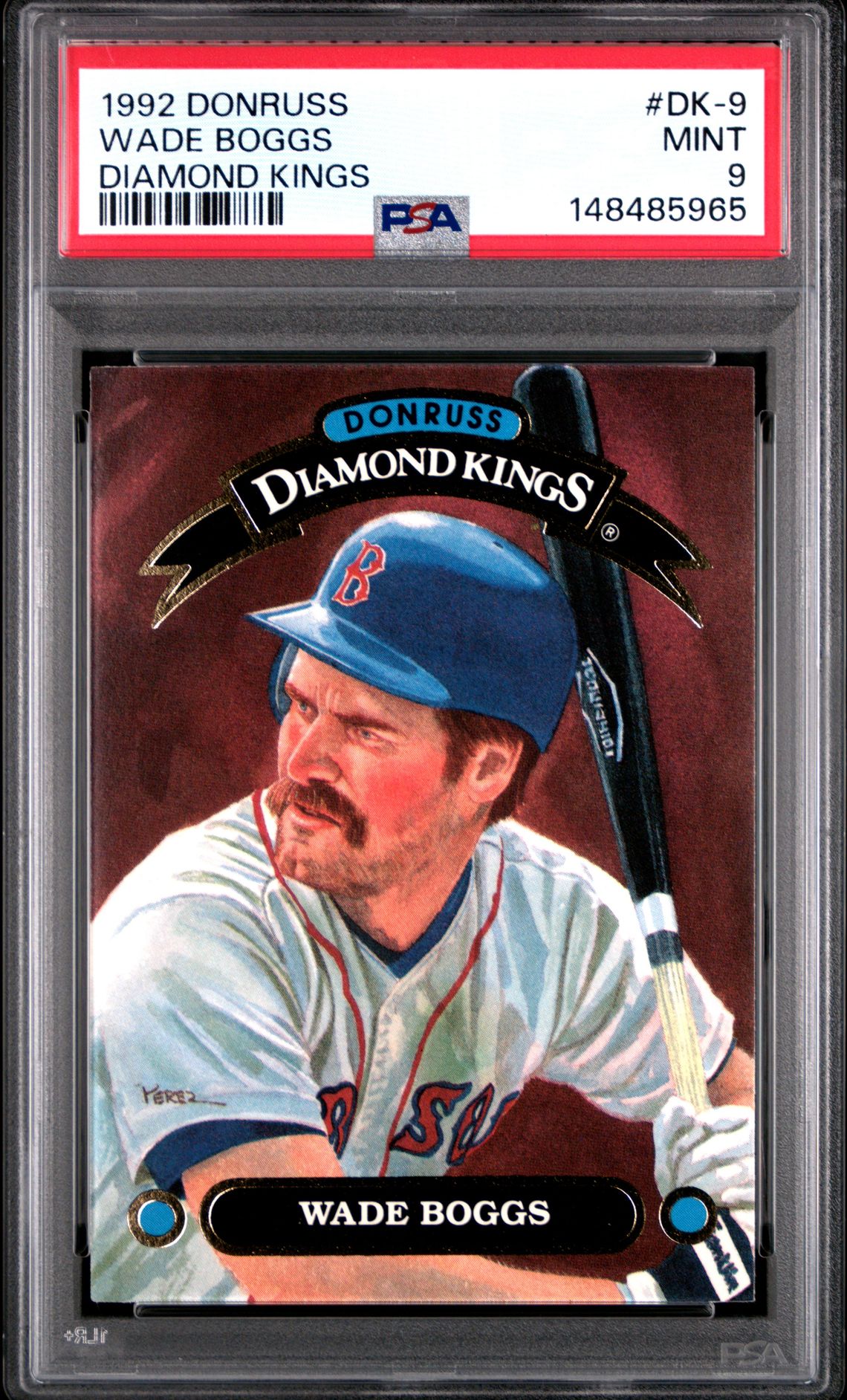 1992 Panini DONRUSS DIAMOND KINGS #DK-9 Wade Boggs front