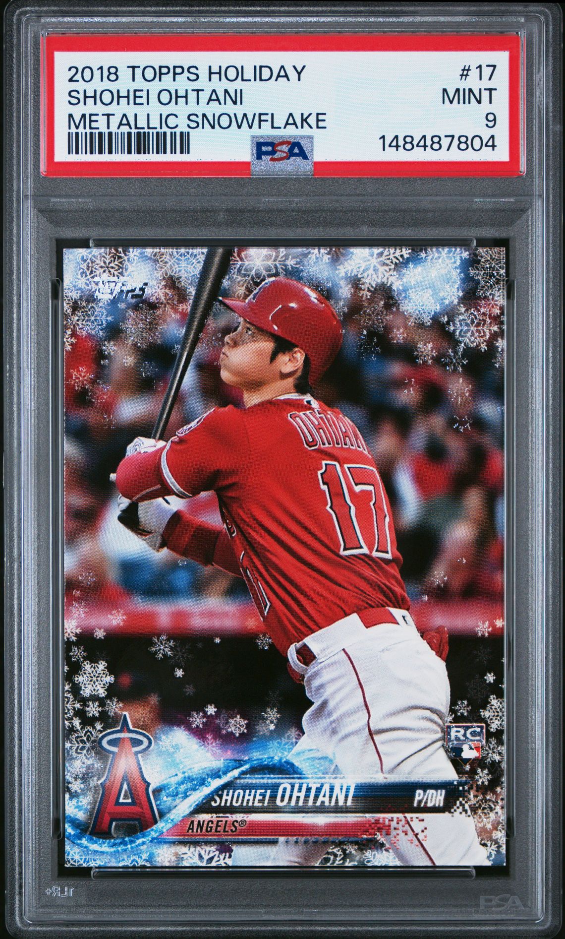 Topps Holiday+Shohei Ohtani front