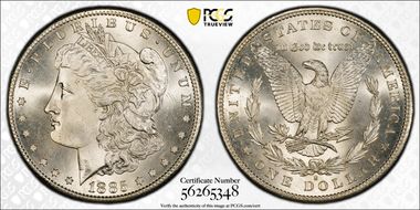 1885-S $1 MS66+