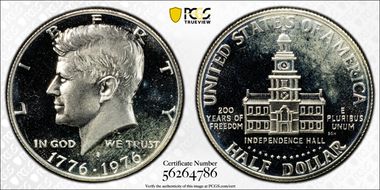 1976-S 50C Silver PR67CAM