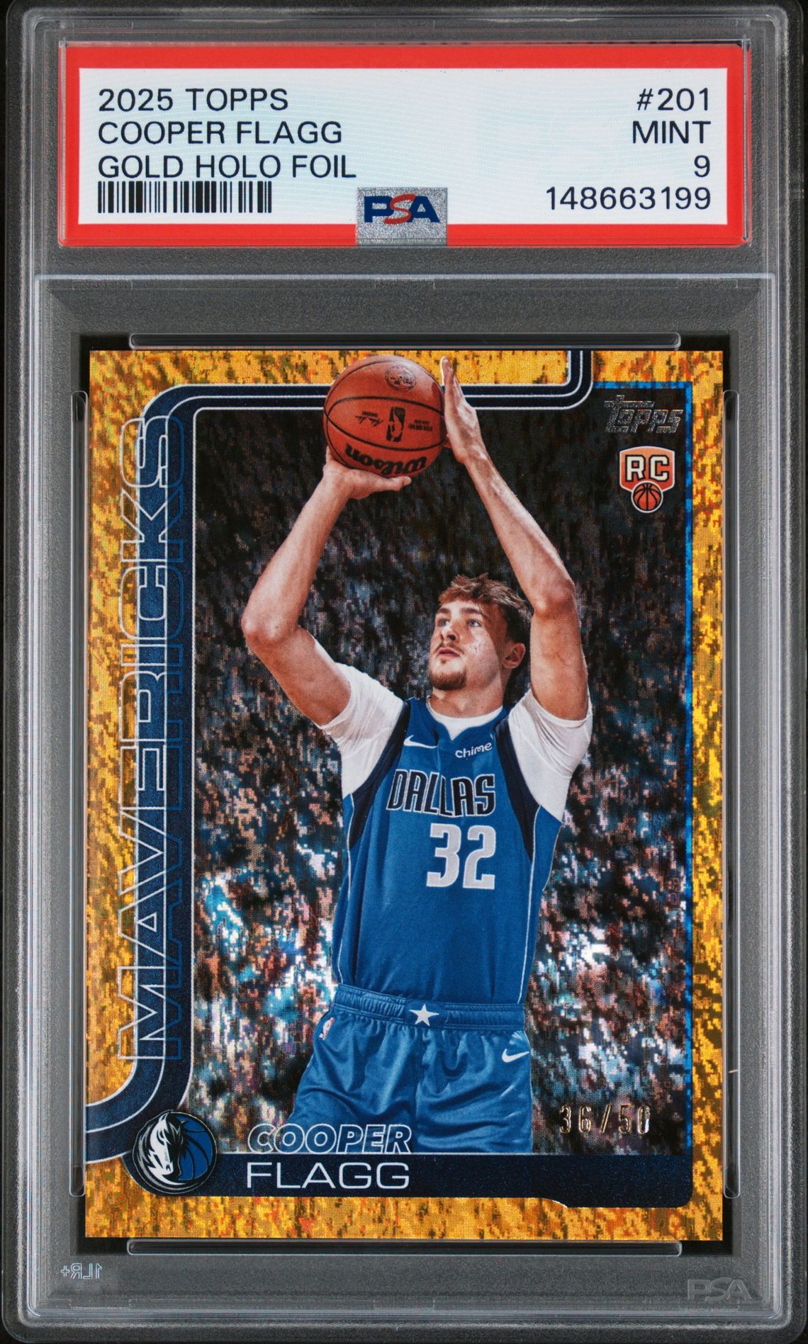 2025 Topps TOPPS Gold #201 Cooper Flagg front