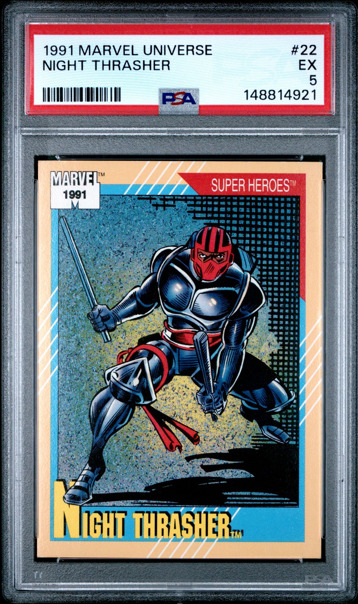 1991 Marvel MARVEL UNIVERSE #22 Night Thrasher front