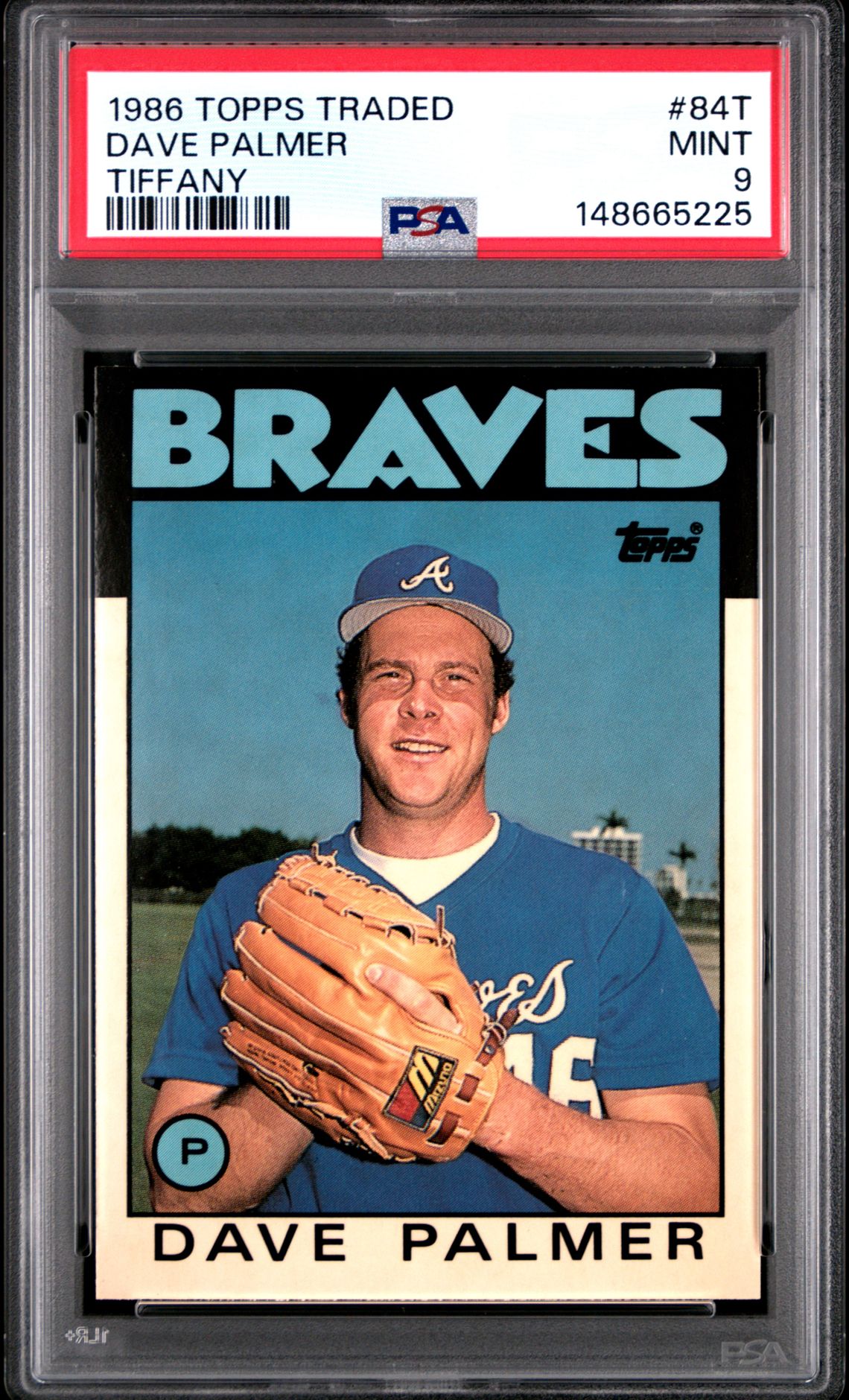 1986 Topps TOPPS TRADED TIFFANY #84T Dave Palmer front