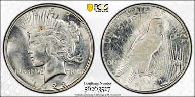 1922-D $1 MS63