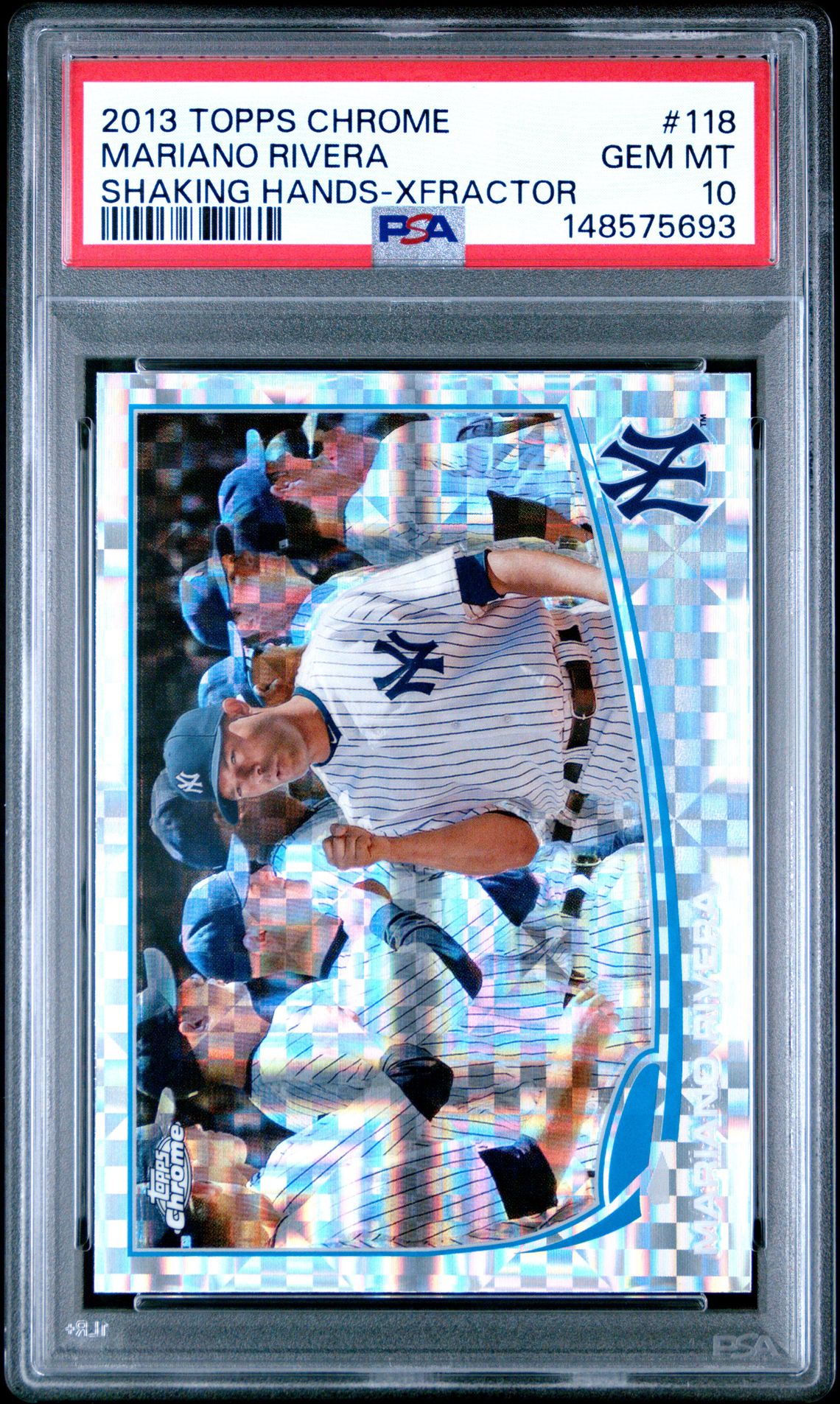 2013 Topps TOPPS CHROME Xfractor #118 Mariano Rivera front