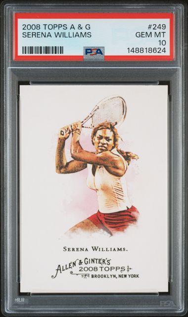 2008 Topps Topps Allen & Ginter #249 Serena Williams Wta front