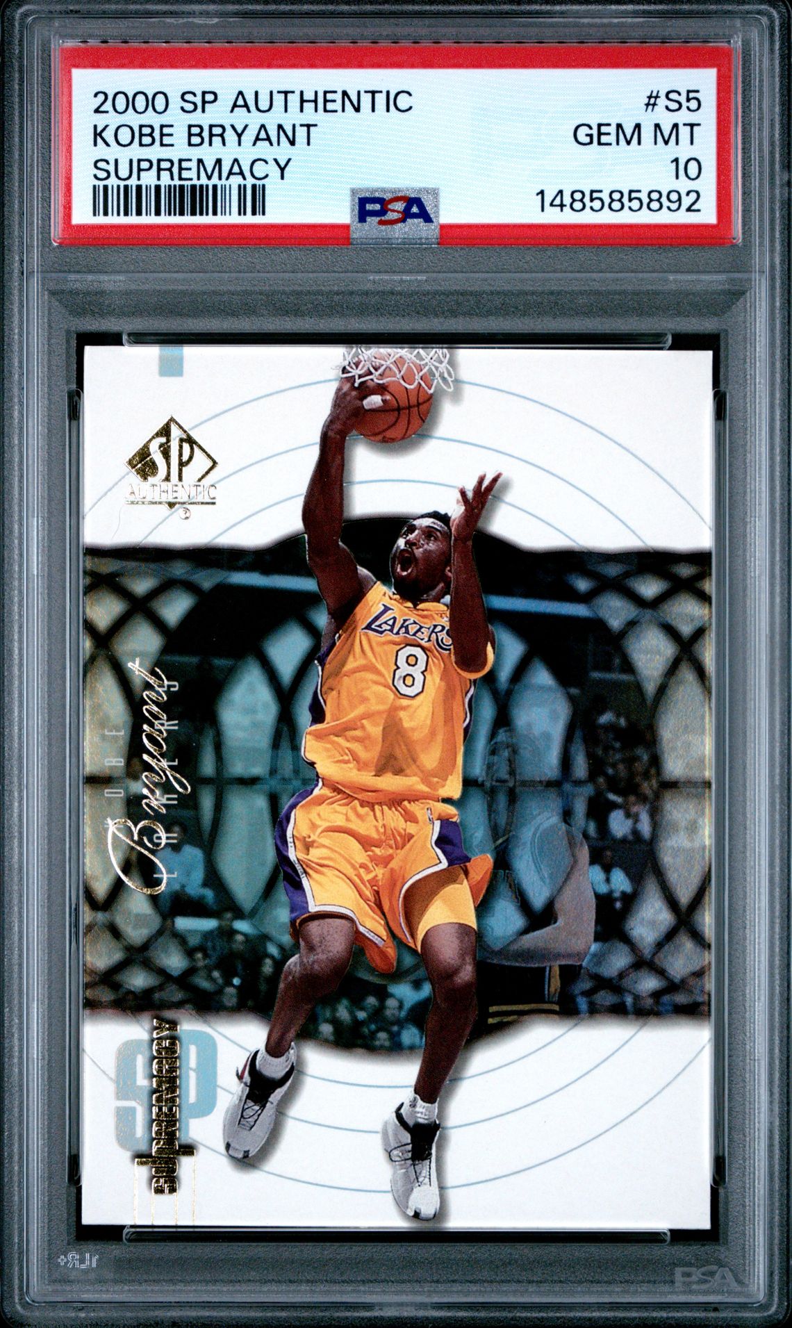 2000 Upper Deck SP AUTHENTIC SUPREMACY #S5 Kobe Bryant front