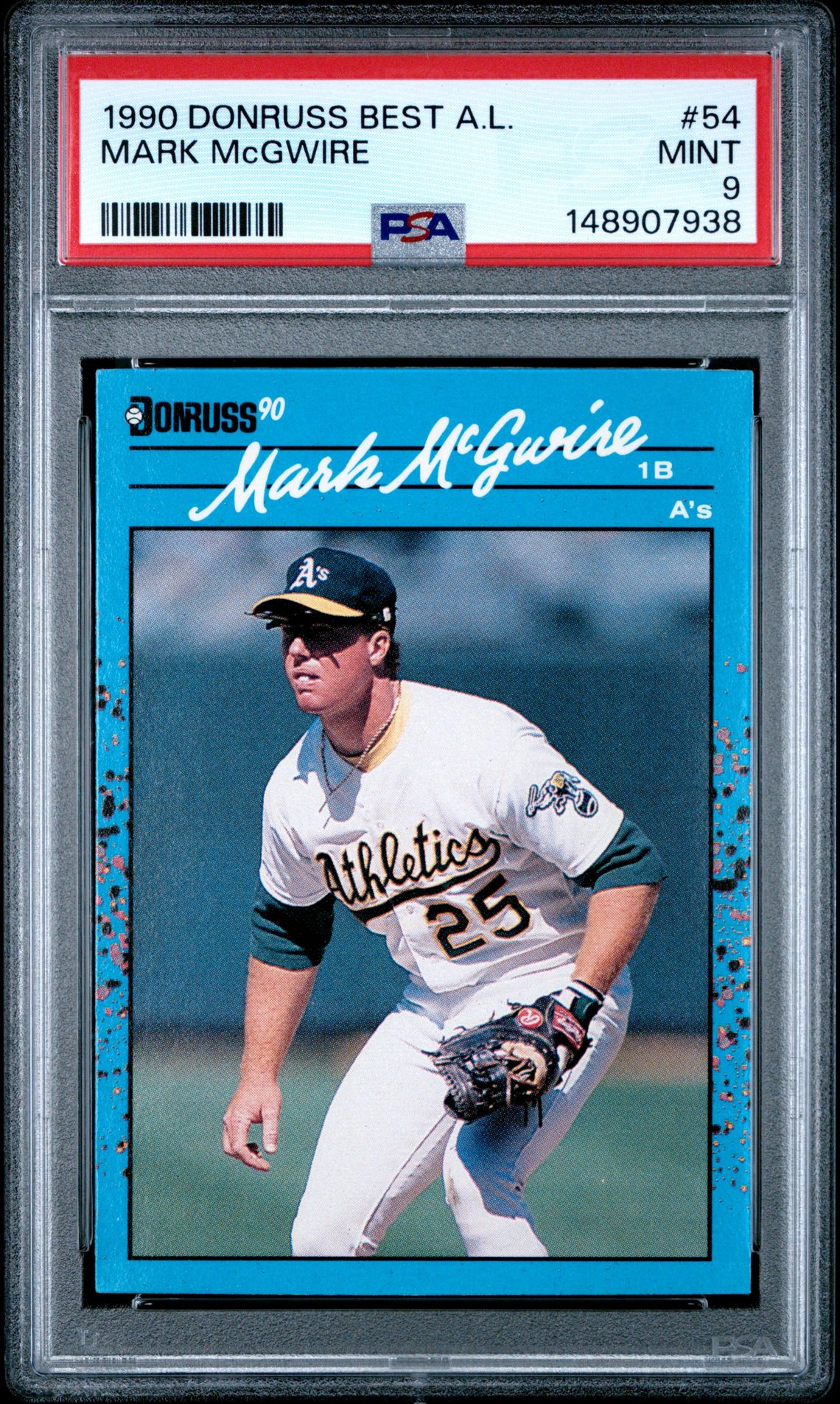 1990 Panini DONRUSS BEST A.L. #54 Mark Mcgwire front
