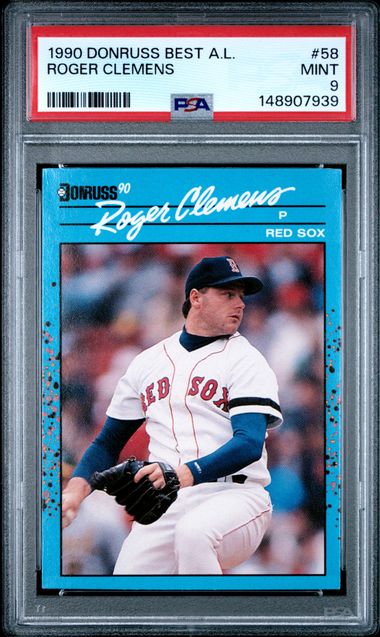1990 Panini Donruss #58 Roger Clemens front