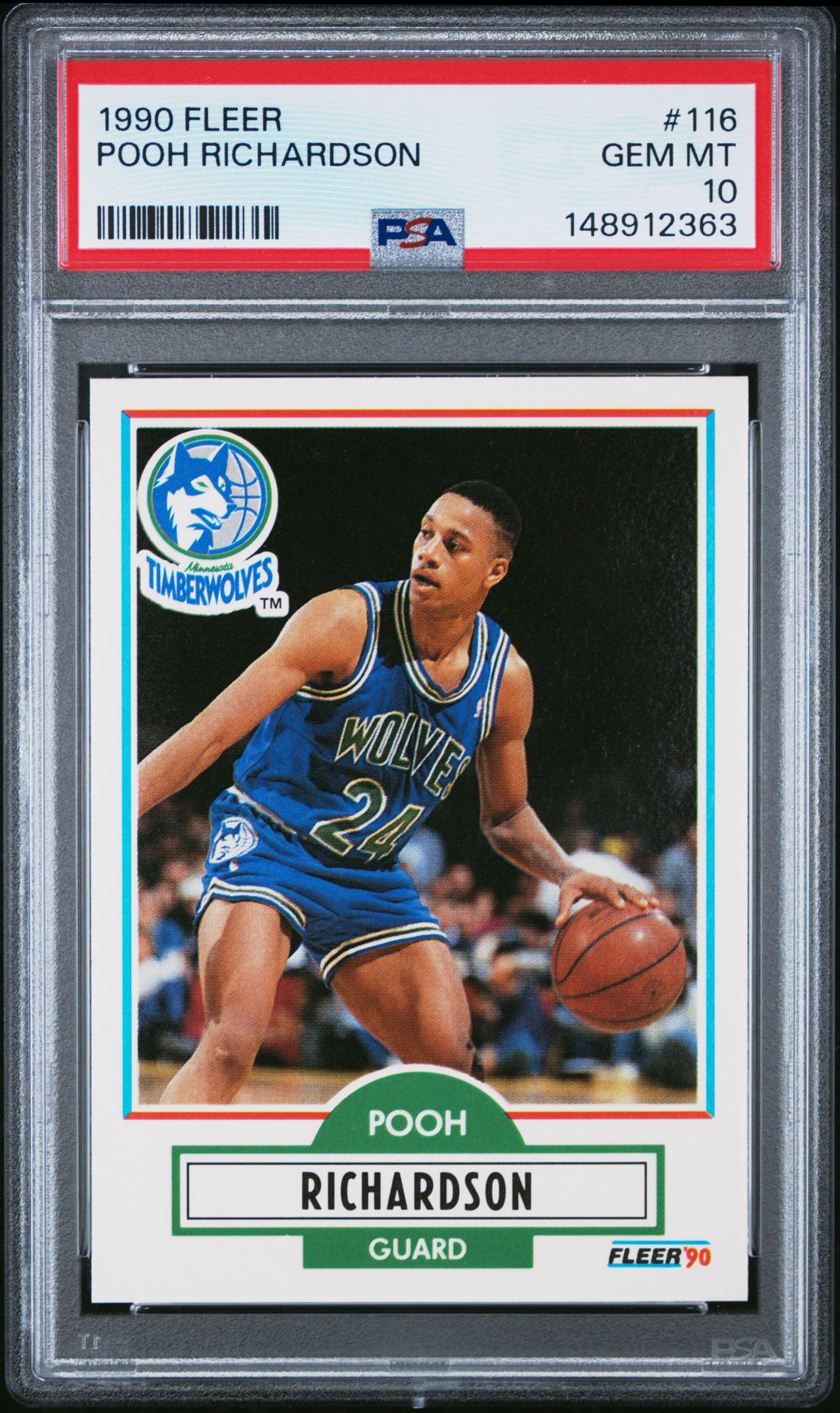 1990 Fleer FLEER #116 Pooh Richardson front