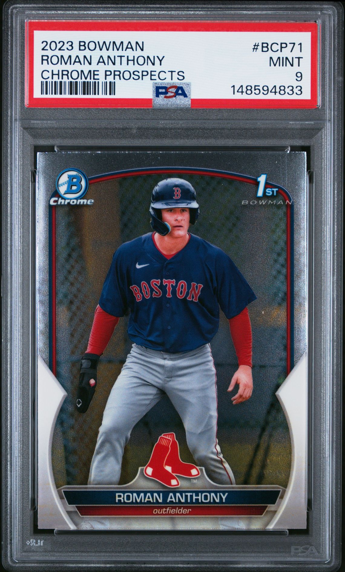 2023 Bowman BOWMAN CHROME PROSPECTS #BCP71 Roman Anthony front