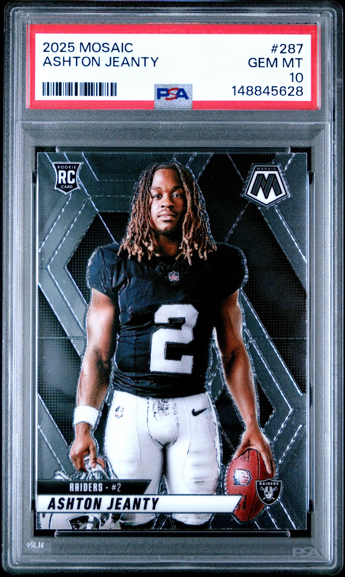 2025 Panini PANINI MOSAIC #287 Ashton Jeanty front