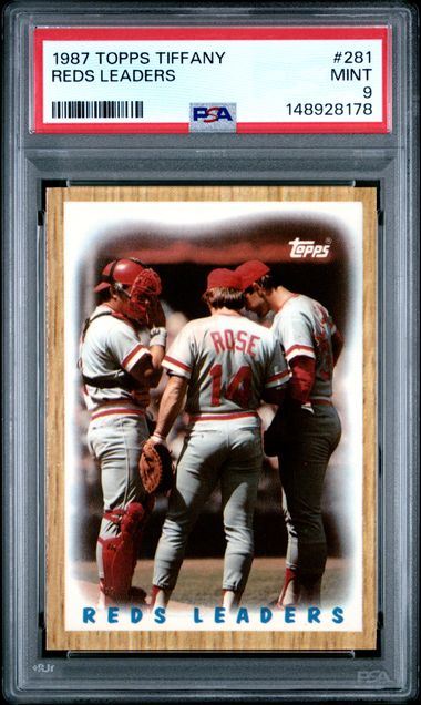 1987 Topps #281 Tiffany Leaders front