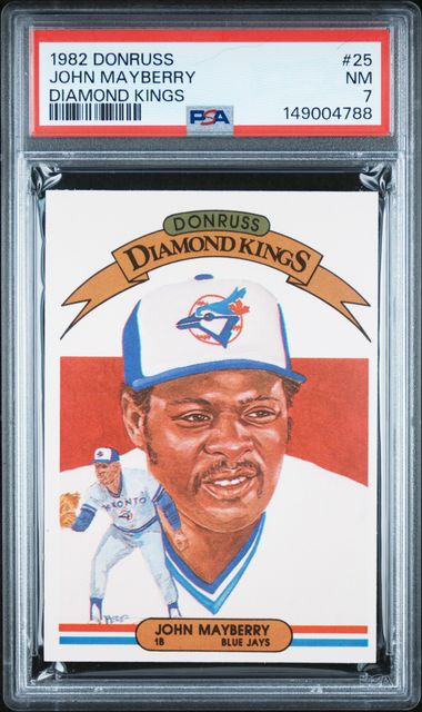 1982 Panini Donruss #25 John Mayberry front