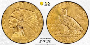 1929 $2.50 MS65
