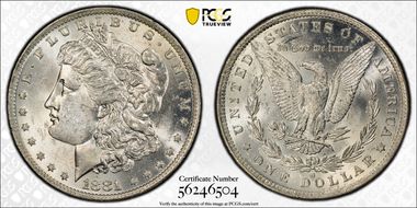 1881-O $1 N1