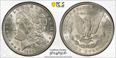 1889 $1 MS63