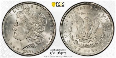 1881 $1 MS64
