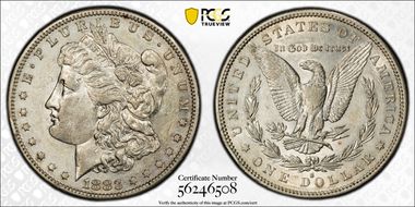 1883-S $1 AU50
