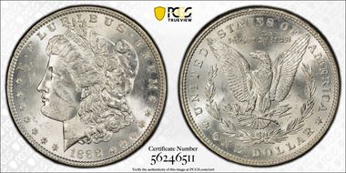 1888 $1 MS63