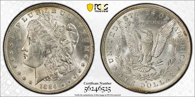1884-O $1 MS62