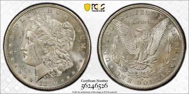 1880-S $1 MS62