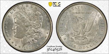 1900 $1 AU58